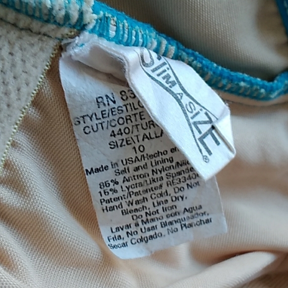 Slim a Size vintage swimsuit size 10 … - Picture 5 of 5